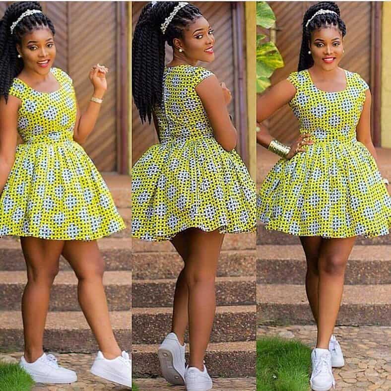 Ankara styles that can be worn with sneakers online